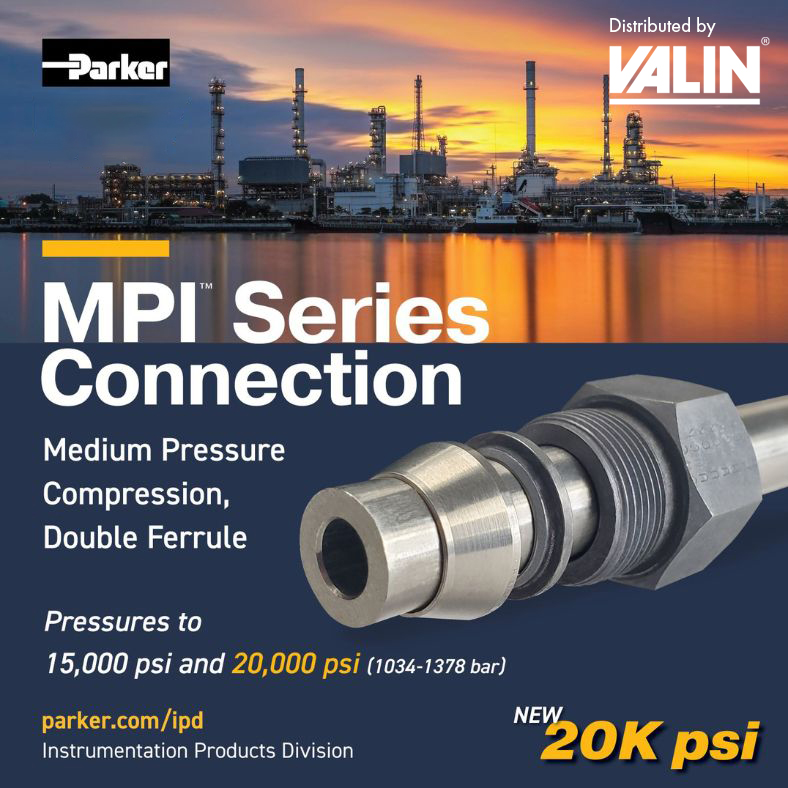 ValinCorp's tweet image. MPI™ Series Fittings — now rated to 20,000 PSI (1378 bar). Engineered for liquids, gases & chemicals, with optional SuparShield™ for added corrosion protection.
okt.to/xShsP7
🛒 okt.to/a6MIjv
#mpi #20kpsi #processcontrol #instrumentation
@ParkerProcess