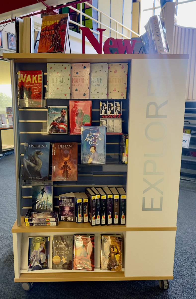 EglinLibrary's tweet image. 📚🎬 Attention book and movie enthusiasts! We&apos;re excited to share that our collection has just expanded with a fresh selection of books and movies for your enjoyment! Stop by your Eglin Community Library today to explore our newest additions! 🎉📚
#newarrivals #readingcommunity