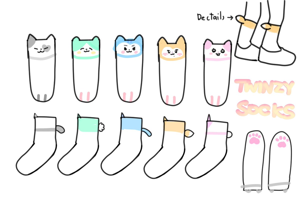 or maybe just make socks with a Twinzy pattern #TWINZY