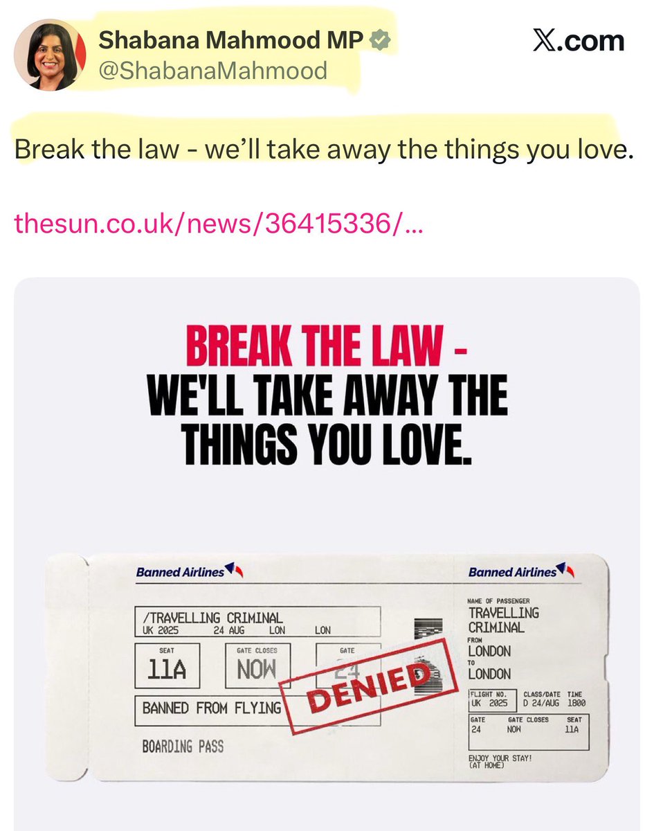 Wait… what?

If a British citizen and breaks the law, Respect Orders could see you banned from football, gigs, pubs or holidays.

BUT If you arrive here illegally (breaking the law) , you’re rewarded with “integration perks” like free tickets to football, gigs, swimming, driving