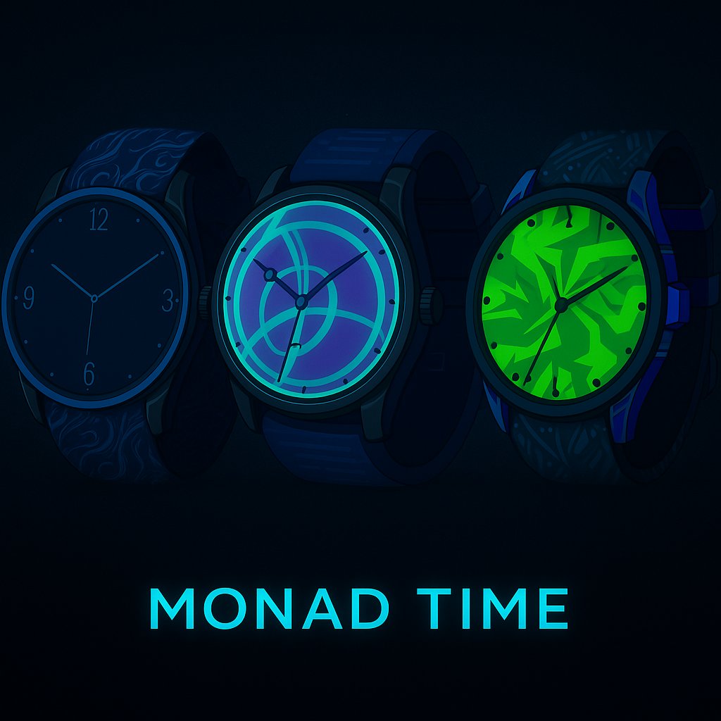 Monad_Time's tweet image. MONAD TIME  NFT COLLETCION

Like, RT and Drop your Monad wallet address 👇