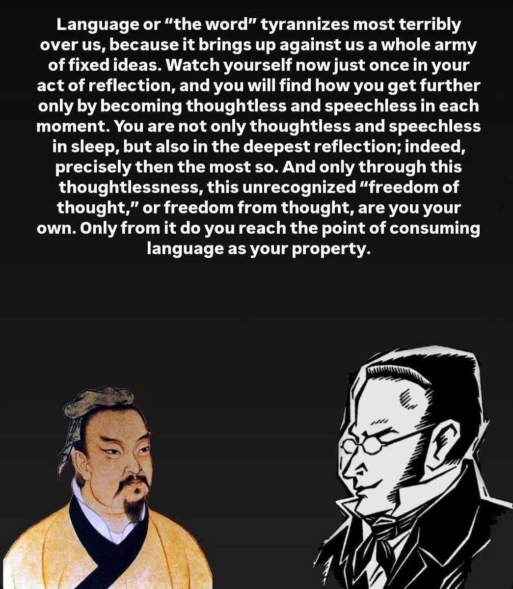 QuoteMaxStirner's tweet photo. The importance of language in Stirner's work cannot be overestimated. The world of utterance (or, at least in historical terms, the world of power) is a world haunted by spooks - disembodied ideas, principles and concepts, abstractions which take the form of words. - John Moore https://t.co/viEEjJWQwR
