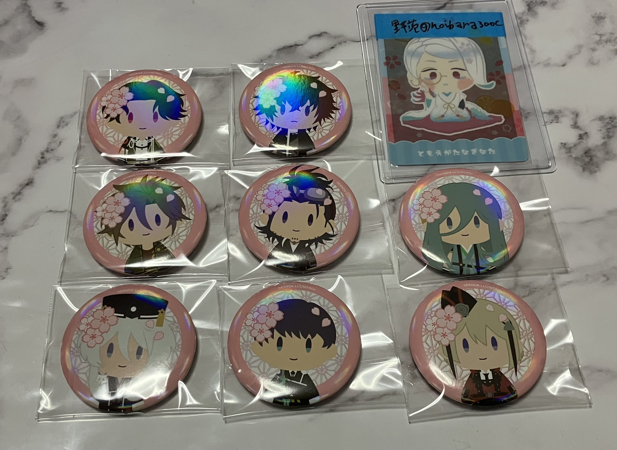 新品★舞台 刀剣乱舞【鶯丸】悲伝 結いの目の不如帰★寝姿★缶バッジ★2点セット 新品☆舞台 刀剣乱舞【鶯丸】悲伝 結いの目の不如帰☆寝姿☆缶