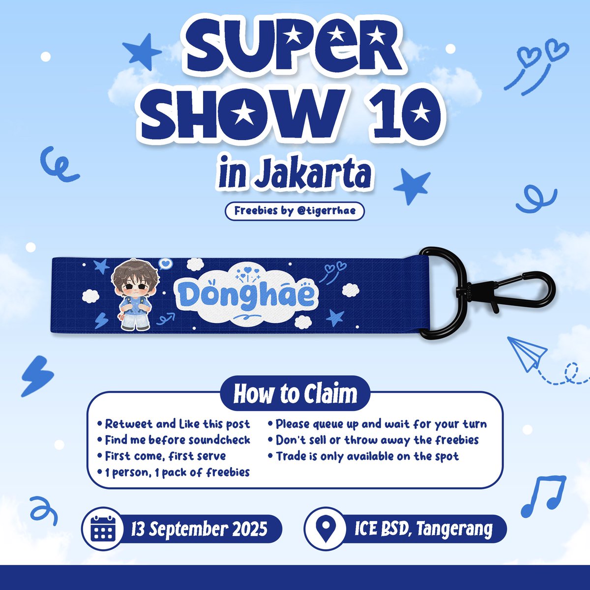 ୨୧ SUPER SHOW 10 IN JAKARTA ୨୧

･ﾟ♡ freebies by <a href="/tigerrhae/">mutiara</a> ♡･ﾟ

🗓 13 September 2025
📍 ICE BSD (detail loc tba)
🕑 tba
📝 details on pict 

#SUPERJUNIOR #슈퍼주니어 
#SUPERSHOW10 #SS10inJKT 
#20th_Anniversary_TOUR