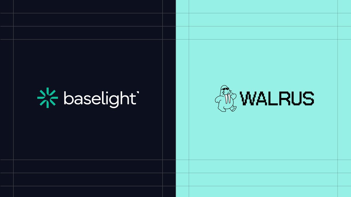 🦭 <a href="/BaselightDB/">Baselight</a> is integrating Walrus.

Raw blobs become structured, queryable, and monetizable datasets.

Builders, researchers, and enterprises can now unlock data value onchain.

The new foundation of a permissionless data economy.