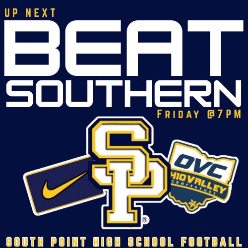 This week your Pointers hit the road to take on the Southern Tornadoes! 

📅 Friday Night
🕖 Kickoff at 7PM

The Pointers are hungry &amp; ready to bounce back after a hard fought season opener. These guys have been putting in the work, and now it’s time to show it under the lights!