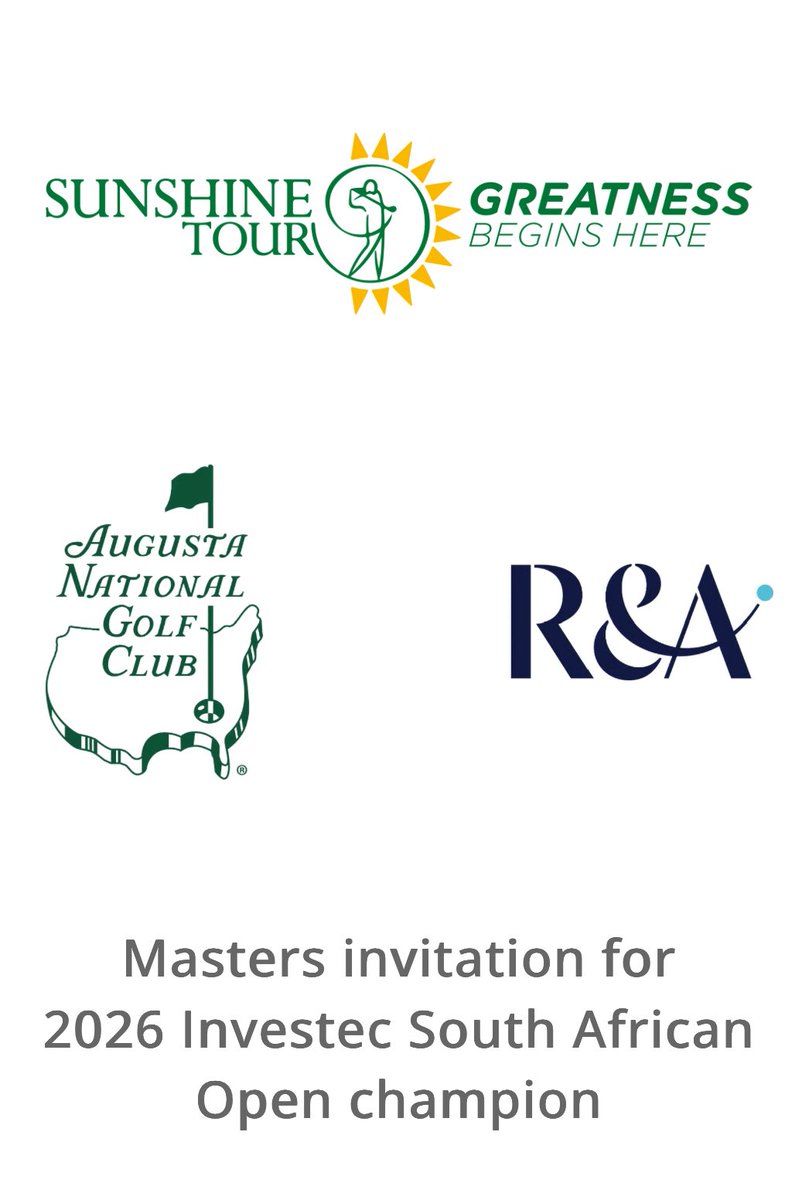 dannicholl's tweet image. Nice work @ThomasAbt7 @Natethegate and the @Sunshine_Tour team - winner of next year’s @InvestecSAOpen at @stellenboschgc gets a spot in @TheMasters! @petadixon #investecsaopen