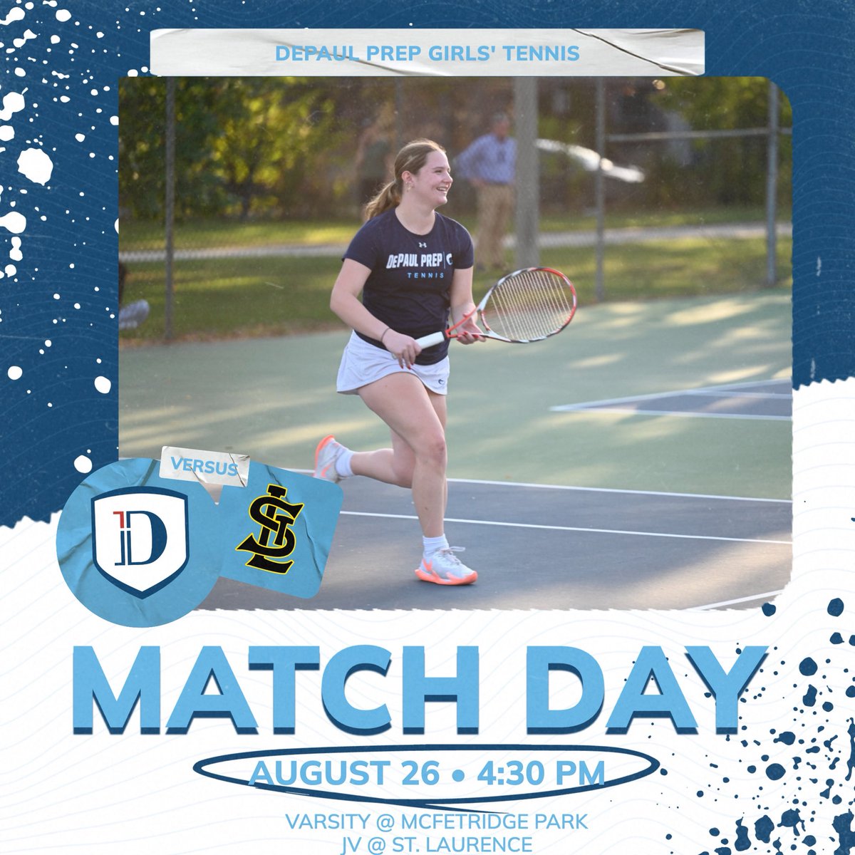 Season opener today vs St. Laurence! Let’s goooooo Rams! 🎾🙌