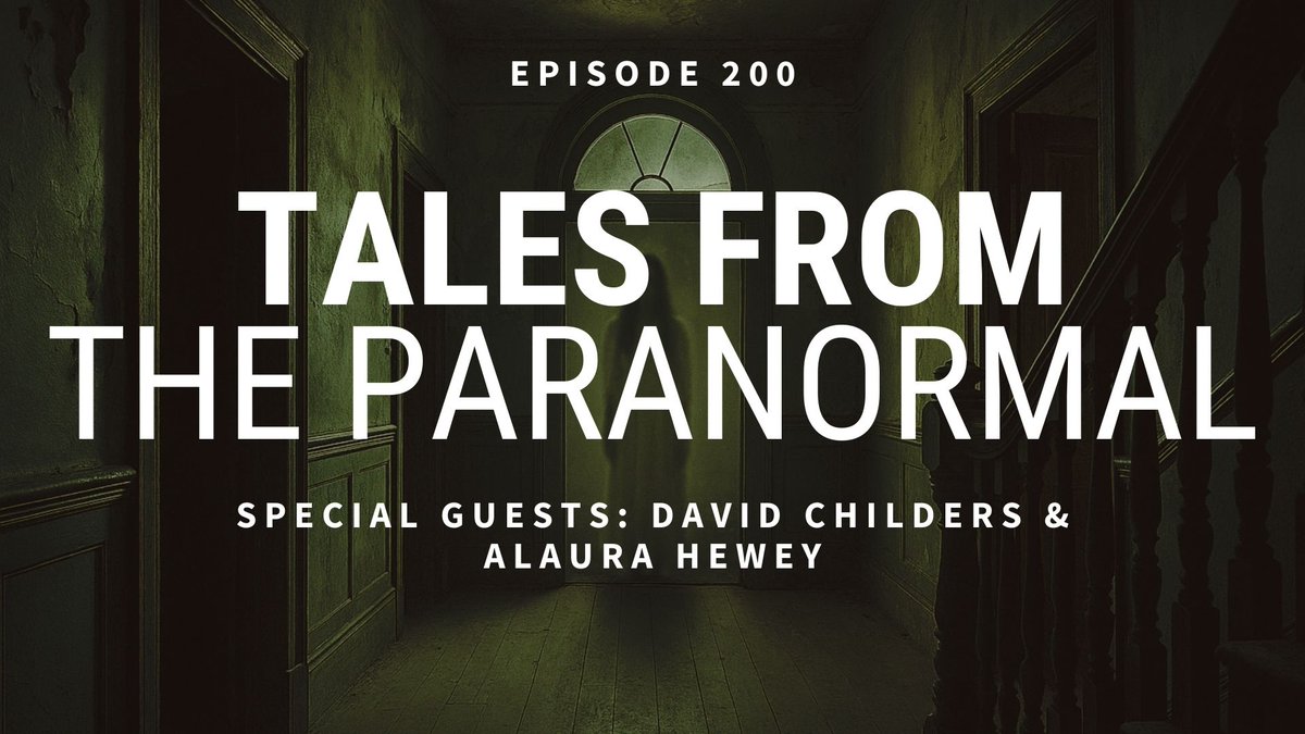 🚨 NOW STREAMING! 🚨
Step into the world of haunted investigations with David Childers &amp; Alaura Hewey as they share ghostly tales and paranormal adventures. 👻
 🔗 youtube.com/live/YRxIINVKG… 
#GhostStories #HauntedPlaces #ParanormalPodcast