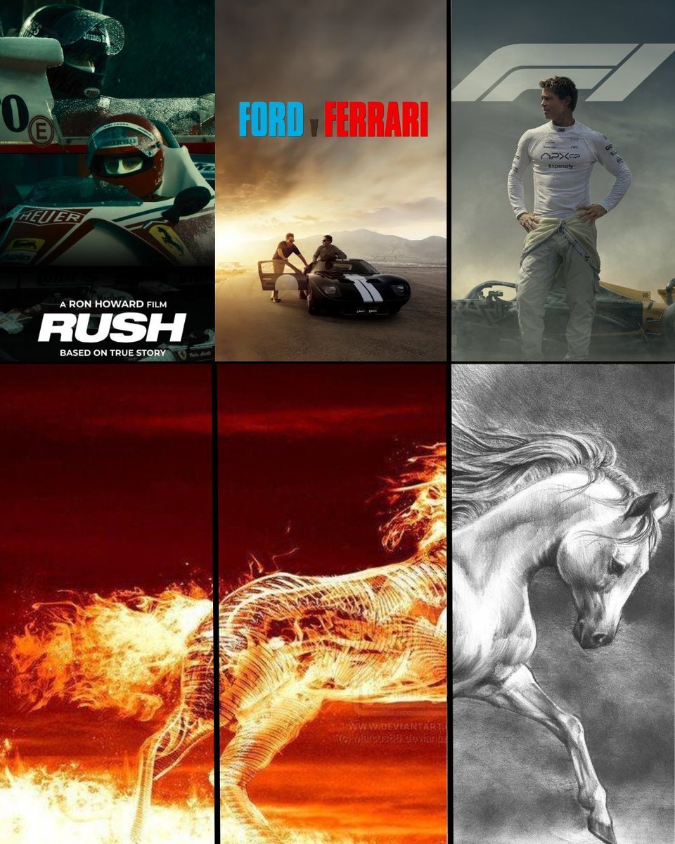 TheCineprism's tweet photo. F1 (2025) is undoubtedly a spectacle. It has cutting-edge cinematography, IMAX-level immersion, and the kind of visceral thrill that puts you right in the cockpit along with Brad Pitt. In terms of cinematic brilliance, it stands tall.

But when compared to Ford v Ferrari or Rush, its narrative weight doesn’t quite measure up. Those two films didn’t just capture racing, they built layered, human stories around it. Ford v Ferrari was about friendship, rebellion, and passion against corporate control, while Rush turned the Hunt–Lauda rivalry into a sharp study of personality, mortality, and drive.

F1 (2025), for all its technical mastery, feels more like an adrenaline-fueled ride than a deeply emotional story. The drama doesn’t linger in the same way, and the character arcs don’t cut as deep. It’s good, even impressive, but not as rich or resonant in storytelling as Ford v Ferrari or Rush.
