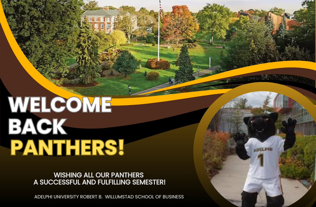 AdelphiWSB's tweet image. A new semester means new opportunities to grow, learn, and lead—and we  are so excited to welcome you back to the Robert B. Willumstad School of  Business!