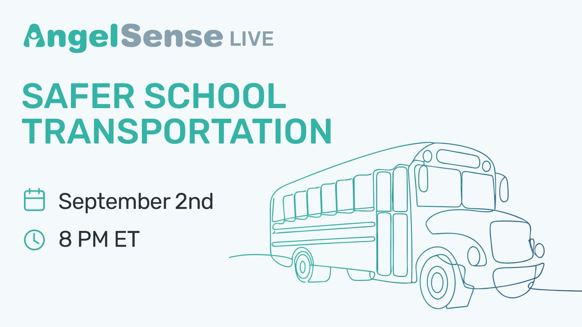 We’re starting soon! 
🕗 8:00 PM ET | Join Live: 
angelsense.zoom.us/webinar/regist…

Safer School Transportation - join our BCBAs for practice-when-calm routines, SOS Button help-seeking, and visuals for predictable handoffs.

#AngelSenseLive #AutismCommunity #SchoolTransportation