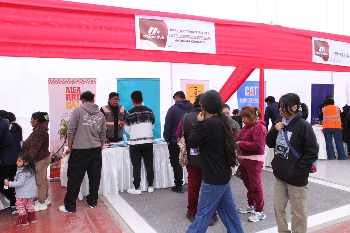 DRTPEMoquegua's tweet photo. Con gran éxito se desarrolló la I Feria del Empleo y Formalización Laboral Ilo 2025.

https://t.co/AQqyaS1F15 https://t.co/OsSjHU3utj