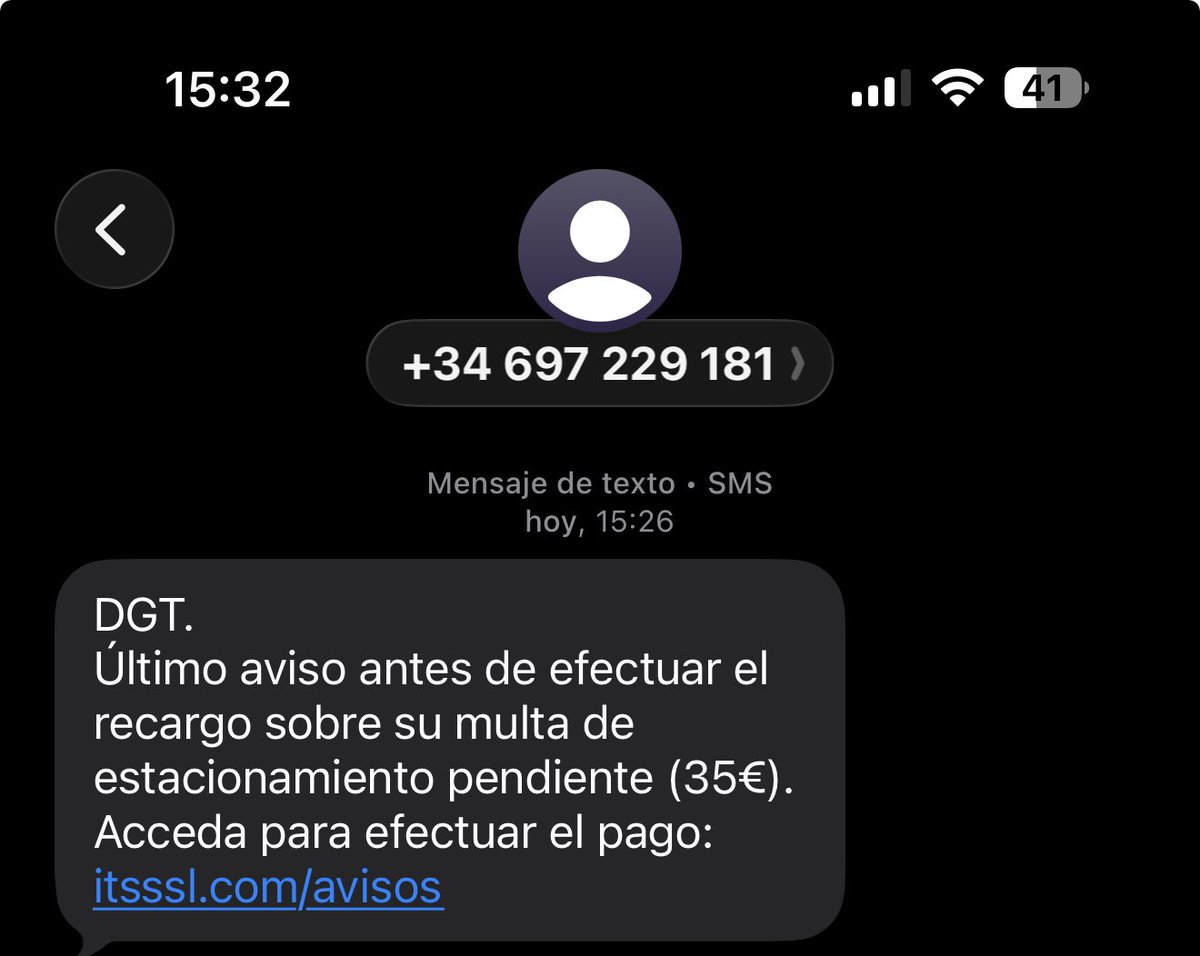 nokeado's tweet photo. @DGTes @policia Paso esto que me acaba de llegar via SMS, a ver si hay forma de hacer algo con esta gente https://t.co/sDMAEIdYM1
