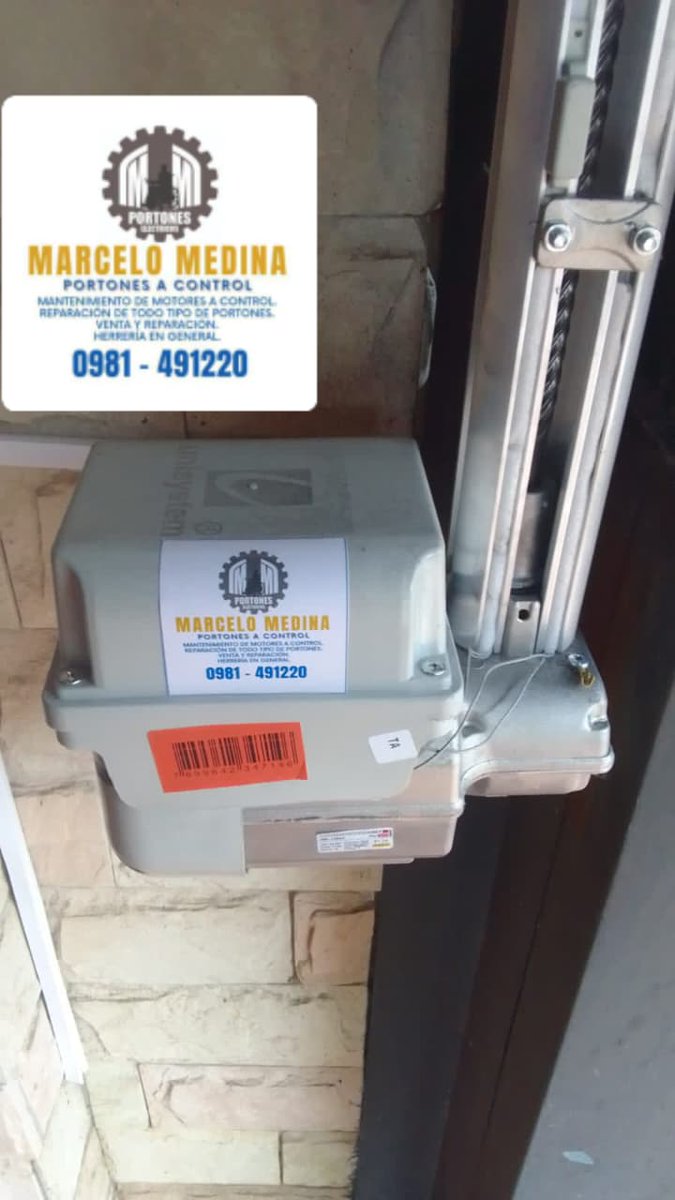 HijodeDonMedina's tweet photo. ✅️ Instalación de portones a control remoto desde 1.200.000.
✅️ Reparación y mantenimiento gral. 
✅️ Venta de controles para portón.
✅️ Herrería y cercos eléctricos.

📲Comunícate con nosotros al https://t.co/0qccAyoRvu

⛔️ Ayúdame con un RT para llegar a más personas.!! https://t.co/o6fOUiT7iA