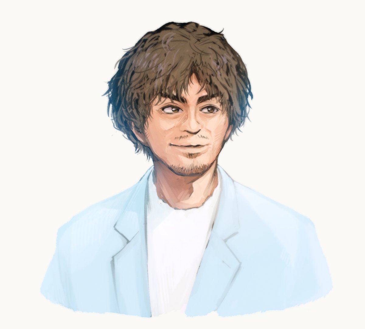 「それぞれ2025年、2003年に描いた古代さんです ちょっと2003年ひどすぎる」|こう１のイラスト