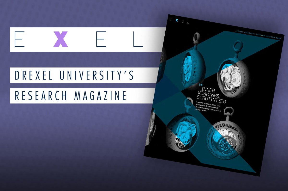 The new edition of Exel Magazine is out! Read about scientific strides made at Drexel, from why scientists travel to use Core Facilities' exceptional research instruments, how students developed an organic turf management program and more. exelmagazine.org