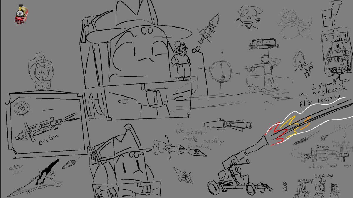 Starlacord group drawing night 

Ft the Battle of Menzitopia and Sexy Noodle 

<a href="/TheSchooners/">Schooners</a> <a href="/Staladus/">Staladus 🐁</a> <a href="/ravenscairne/">Ravenscairne</a> <a href="/CobraMerciless/">Maybe Train Enthusiast</a> and menzi