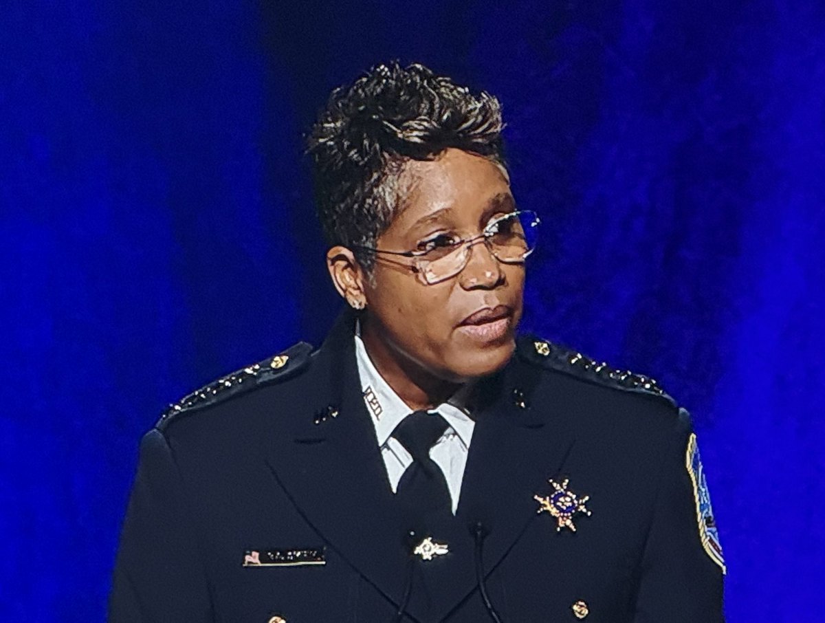 Chief Pamela Smith of DC Metropolitan Police leads the Special Ops &amp; Tactical Analysis Command Center.  Chief Smith and her team have provided excellent intel, situational and operational awareness for all of the tours scheduled for #NHSC2025.