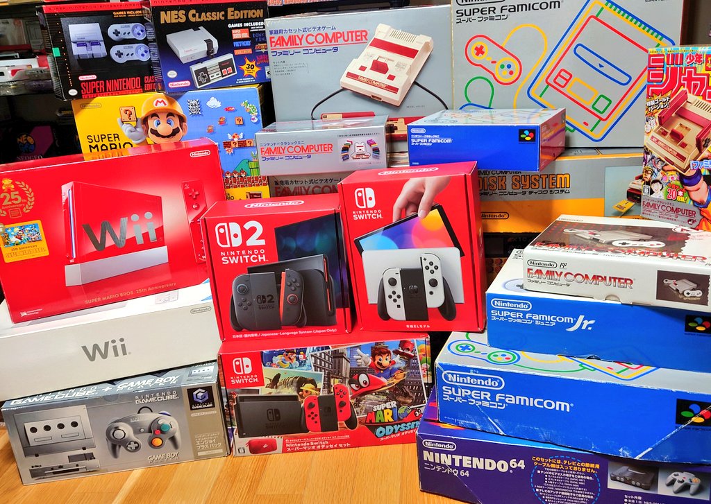 FCVEGA2's tweet photo. 5回目の抽選でようやく当選したNintendo switch2が届きました🙌 https://t.co/adk3VCgHWs