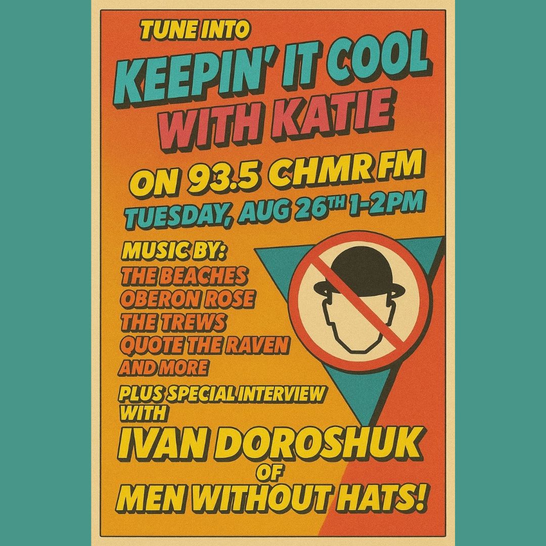 CHMR News Department (@chmrnews) on Twitter photo Don't miss Keepin' It Cool With Katie at 1 PM right here on CHMR! Wicked music by <a href="/thebeaches/">The Beaches</a> <a href="/thetrews/">The Trews</a> #quotetheraven+ an interview w/ #IvanDoroshuk from <a href="/MenWithoutHats1/">Men Without Hats</a> !
<a href="/MUNSU35/">MUNSU</a> <a href="/memorialhss/">Faculty of Humanities & Social Sciences, Memorial</a> <a href="/MemorialResLife/">Memorial University Res Life</a> <a href="/MemorialUAlumni/">Memorial University Alumni</a>
<a href="/themusenl/">The Muse</a> @memorialuniversity Don't miss Keepin' It Cool With Katie at 1 PM right here on CHMR! Wicked music by <a href="/thebeaches/">The Beaches</a> <a href="/thetrews/">The Trews</a> #quotetheraven+ an interview w/ #IvanDoroshuk from <a href="/MenWithoutHats1/">Men Without Hats</a> !
<a href="/MUNSU35/">MUNSU</a> <a href="/memorialhss/">Faculty of Humanities & Social Sciences, Memorial</a> <a href="/MemorialResLife/">Memorial University Res Life</a> <a href="/MemorialUAlumni/">Memorial University Alumni</a>
<a href="/themusenl/">The Muse</a> @memorialuniversity