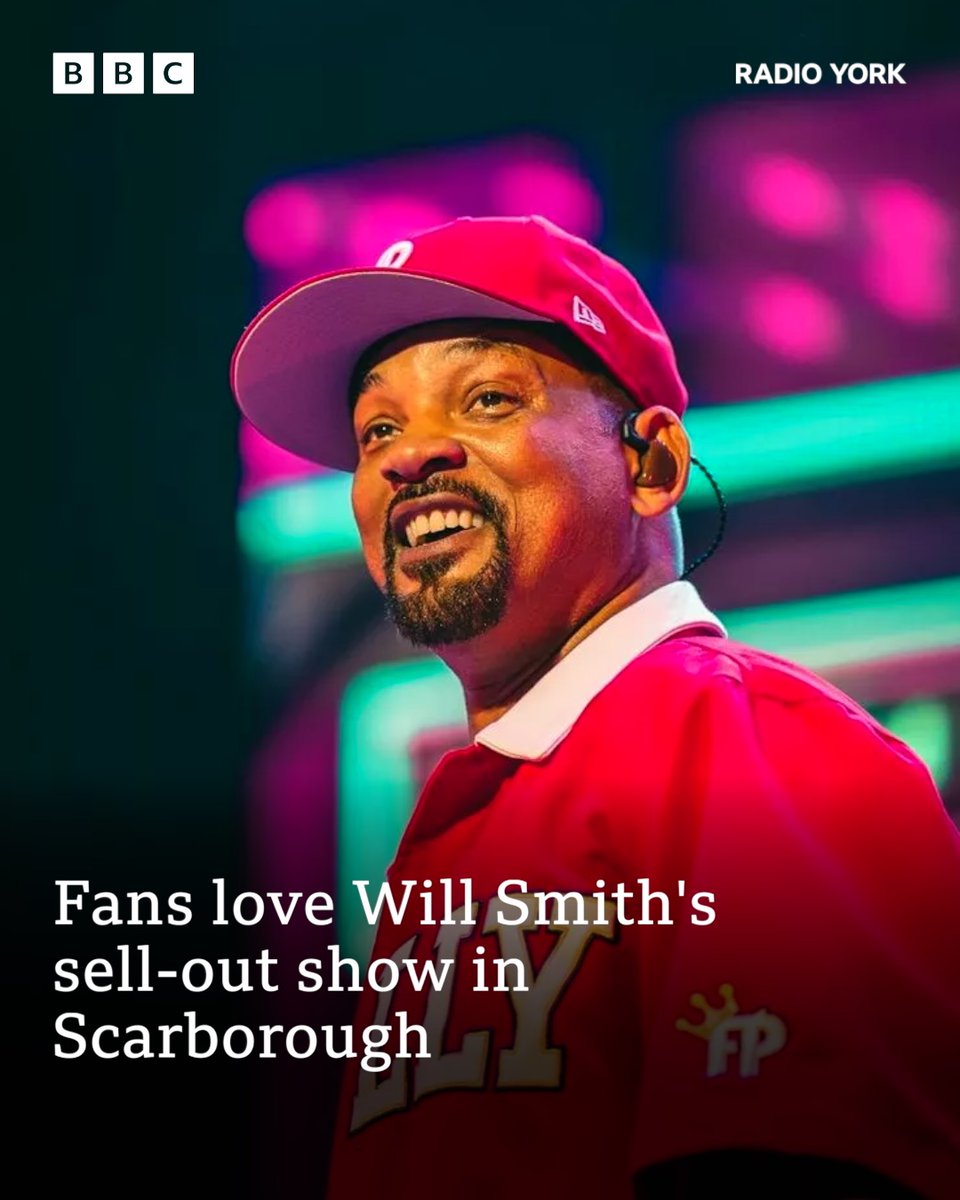 'Everyone was singing along!' 

Will Smith fans react to his sell-out show at the Scarborough Open Air Theatre. 

Listen: bbc.in/3Vi778X 

Credit: Cuffe and Taylor