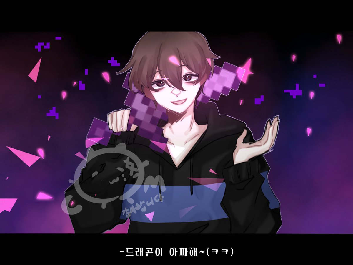 #행크
오랜만입니당,, /// 
랴니의 컴션 신청 덕에🫶🏻🫶🏻
한번쯤은 그려보고 싶던 약탈섭 장면을 그리게돼서 슬쩍 올리러와요