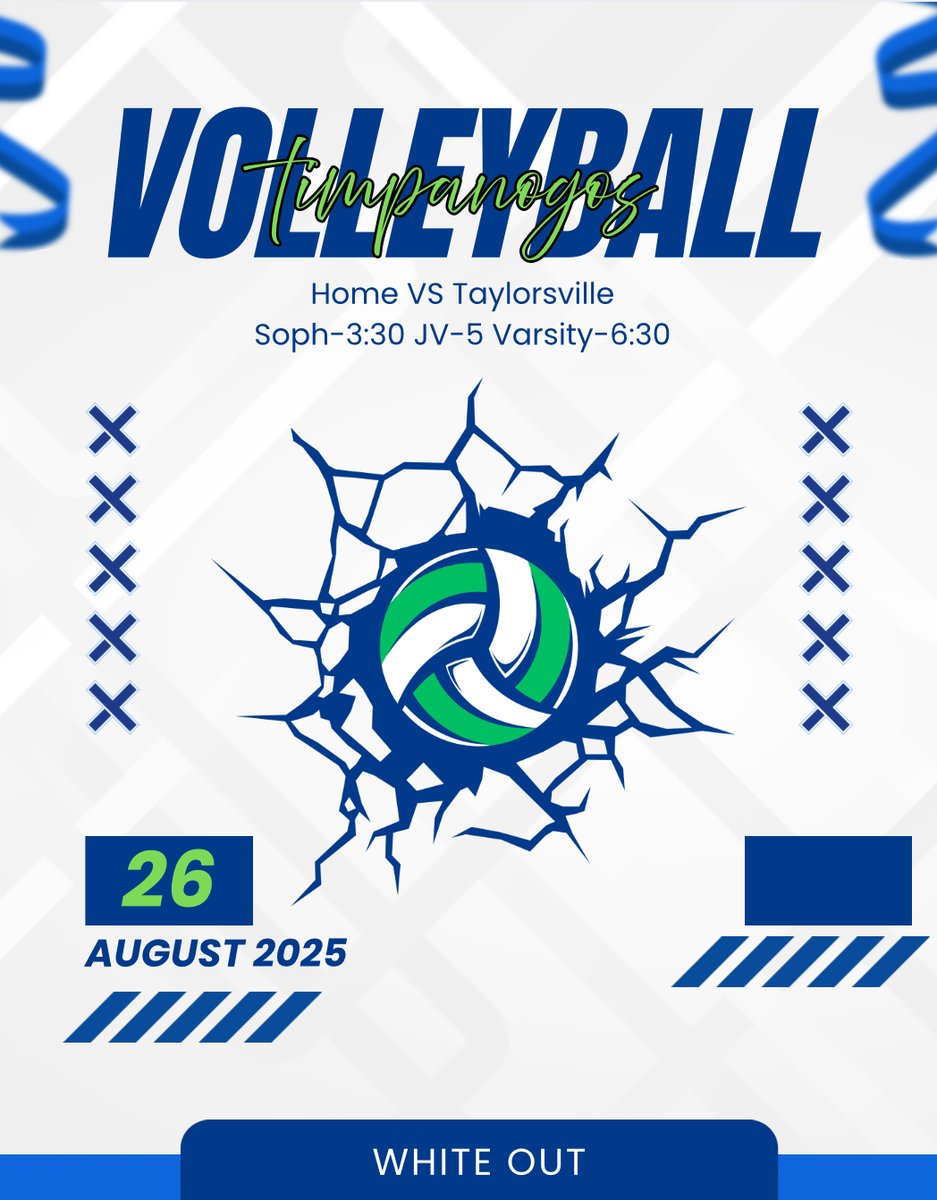 T-Wolves, pull up tonight and cheer on the girls volleyball team as they take on Taylorsville!
