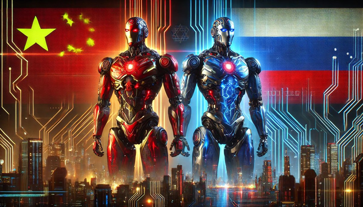 Technological dominance is one of the pillars of US hegemony.

If China and Russia want to dethrone the American Empire, then they need to join forces on AI.

🧵Here’s how they can drive a global AI revolution, leveraging their complementary strengths