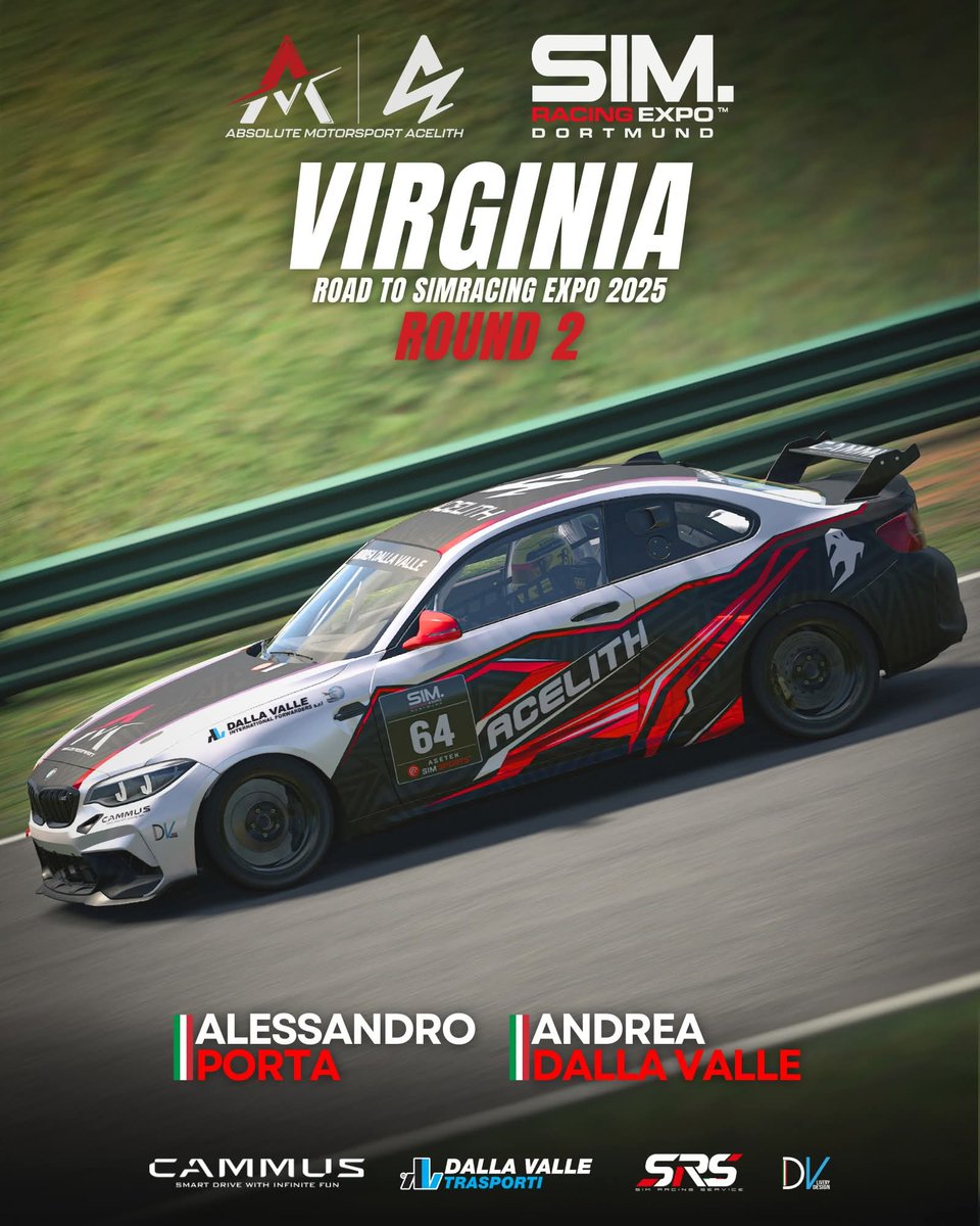 #iracing | #esports | #simracingexpo
🏅 Road to SimRacing Expo 
🚨Race day

After Alessandro Porta excellent performance in the first round of this competition, we return to the track tonight for the second round.
 live broadcast starting at 7 p.m.
📽  youtu.be/OgNp9GpHXIo