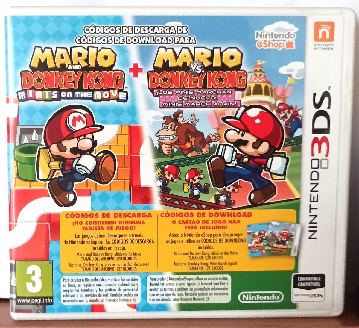 Aun siendo CIAB... 😓

¿Mario &amp; Donkey Kong: Minis on the Move o Vs. Donkey Kong: Los Minis Marchan de Nuevo? ¿Cuál os gusta más?