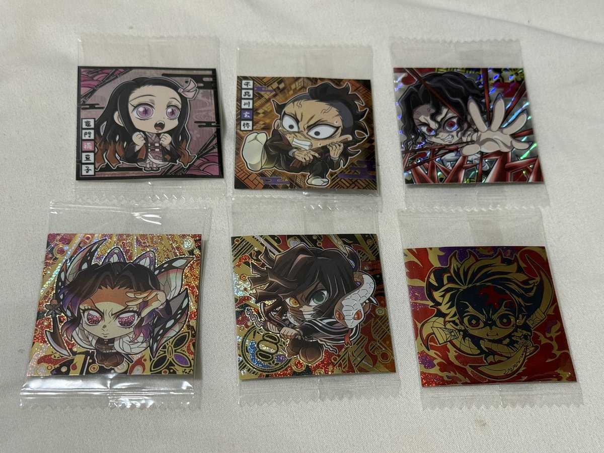 gyut_rs's tweet photo. 【交換】鬼滅の刃 ディフォルメ にふぉるめーしょん ウエハース 其ノ十三 

求 冨岡義勇 (2、3枚目💖)
譲 炭治郎 禰豆子 玄弥 しのぶ 伊黒 無惨

気軽にお声掛けください🙇🏻‍♀️ https://t.co/h0ajcobKCr