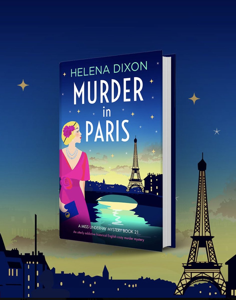 Kitty Underhay is in Paris, the City of Lights but a young woman has been murdered in broad daylight...

Congratulations to <a href="/NellDixon/">Helena Dixon</a> on the publication today of MURDER IN PARIS 🍾