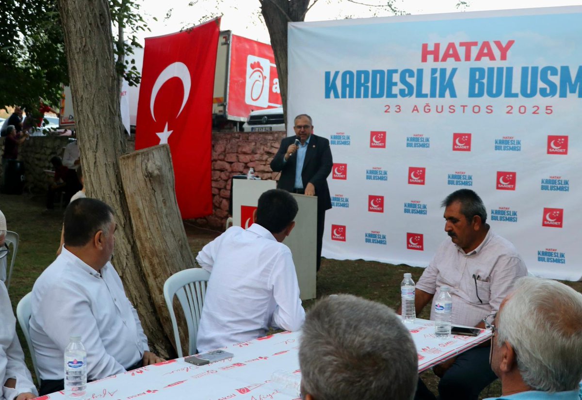 BeyzadeTV's tweet photo. 🚨 HATAY’DA “KARDEŞLİK BULUŞMASI” PİKNİĞİ: MİLLİ GÖRÜŞ TEŞKİLATLARINDAN COŞKULU KATILIM

Saadet Partisi #Hatay İl Başkanlığı ve Milli Görüş teşkilatları, “Kardeşlik Buluşması” temasıyla #Belen #Atik Yaylası’nda görkemli bir piknik düzenledi.

Yoğun katılımın olduğu etkinlik, birlik ve dayanışma atmosferiyle gerçekleşti.

Detaylar 👇
https://t.co/n3atl36Pm9
@necmettincalisk 
@fdlkck 
@HataySaadet 
@mahmutarikansp 
@SaadetPartisi