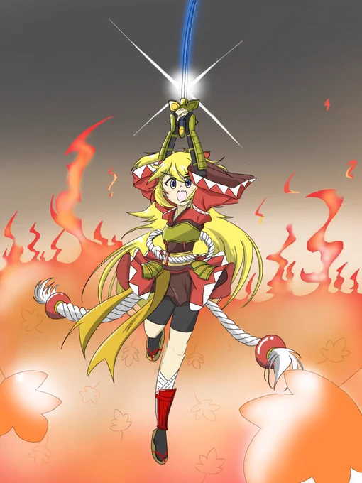 #理由もなく再掲していいタグ トーゴクに伝わる、「laser・ninja sword 」デース(嘘八百)