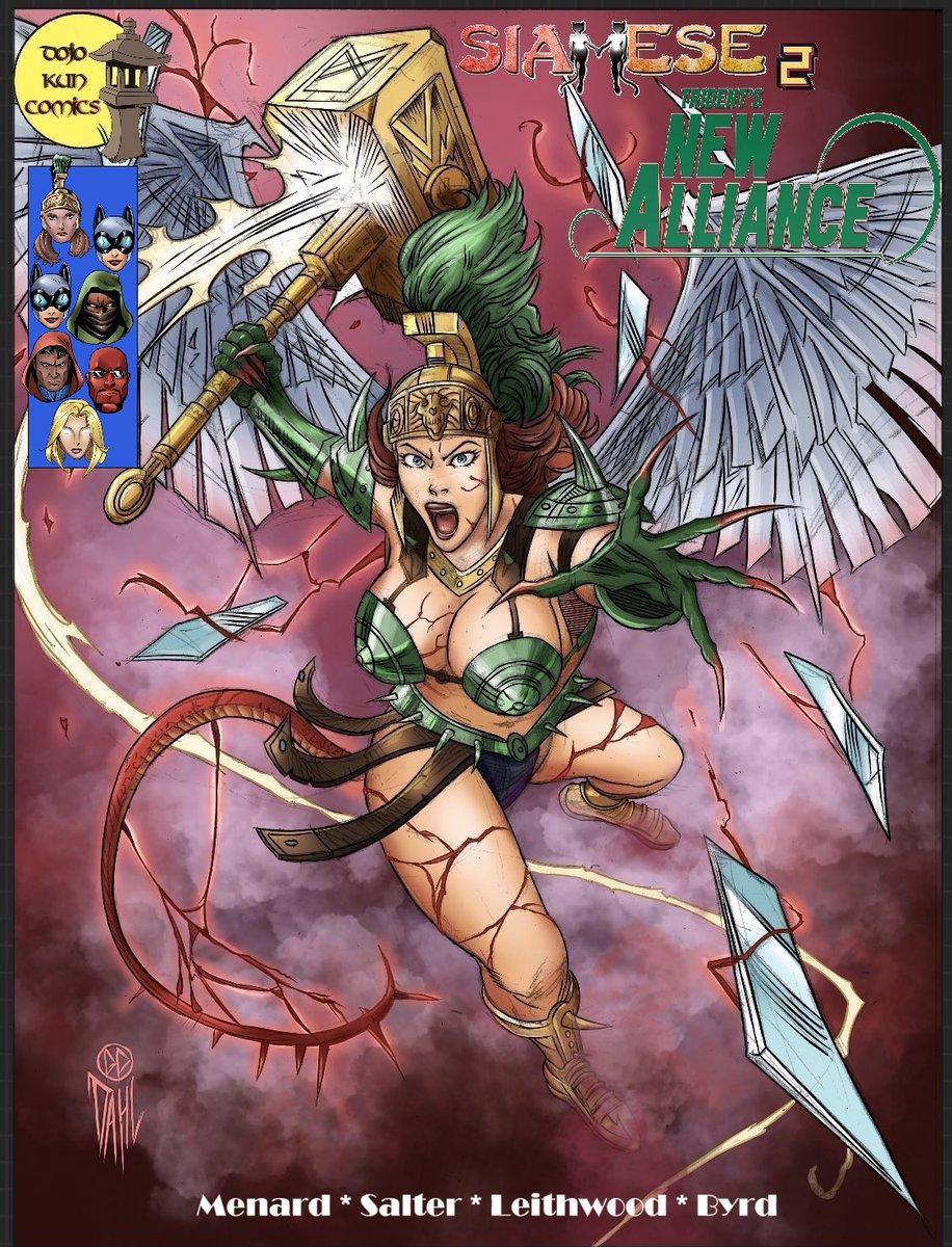 Another one of the covers for the upcoming Siamese 2: Trident's New Alliance (Cover Art shown here by <a href="/draw1ngbl00d/">Dan Dahl</a>) (This project will be drawn by Mike Salter, the artist on Siamese #1 &amp; #2), colored by Kris Leithwood (<a href="/TartanNinjaArt/">Tartan Ninja (Colorist)</a>) and lettered by Paul Byrd (<a href="/AGE_Comics_/">Paul at A.G.E. Comics</a>)