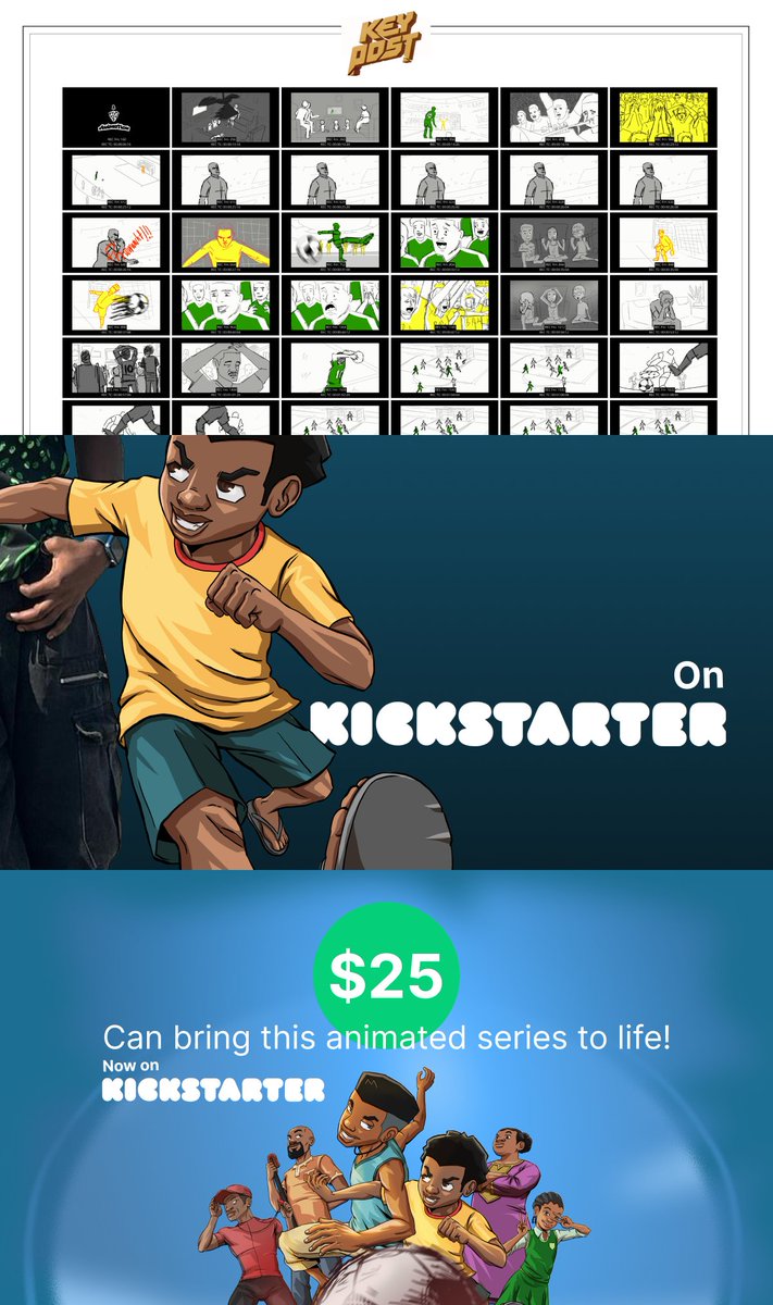 oviepaulej's tweet photo. Yooooo 🎉 it’s my birthday!
...and I’m making an animated series about Nigerian street football ⚽
The plan is simple: 1,000 people pledge $25 each → pilot episode funded.
Link: https://t.co/obcQsWbKB8
RT if you want to see more African stories animated 💛 #KeyPost https://t.co/nQ3ZIzlKkp