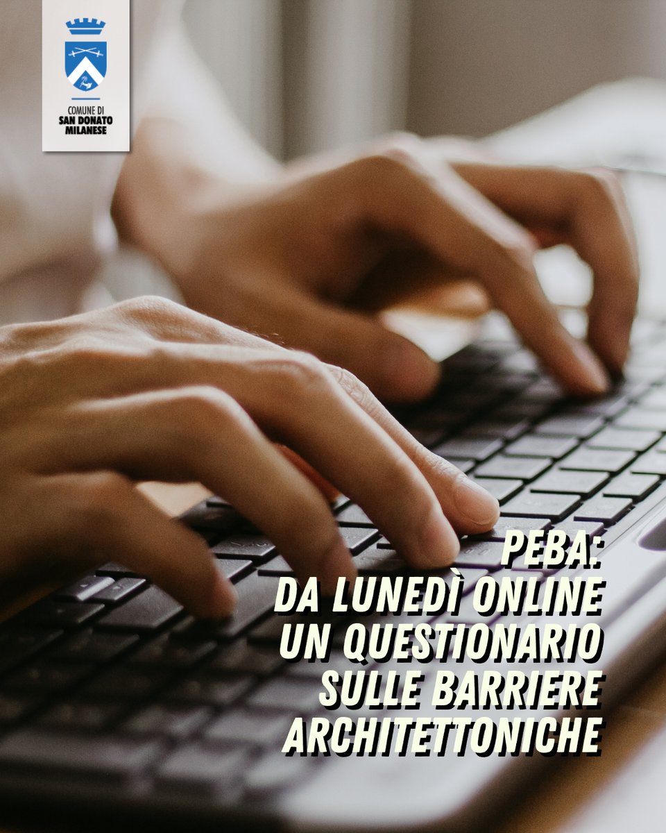 📰 | COMUNICATO STAMPA

Piano per l’eliminazione delle #barrierearchitettoniche: l’Amministrazione chiede il contributo dei #cittadini con un questionario sul tema

⬇️ Info:
comune.sandonatomilanese.mi.it/novita/comunic…