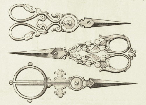 wikivictorian's tweet photo. Scissors by G. Wilkinson, from The Art journal illustrated catalogue, London, 1851. https://t.co/EaP82GQoR8