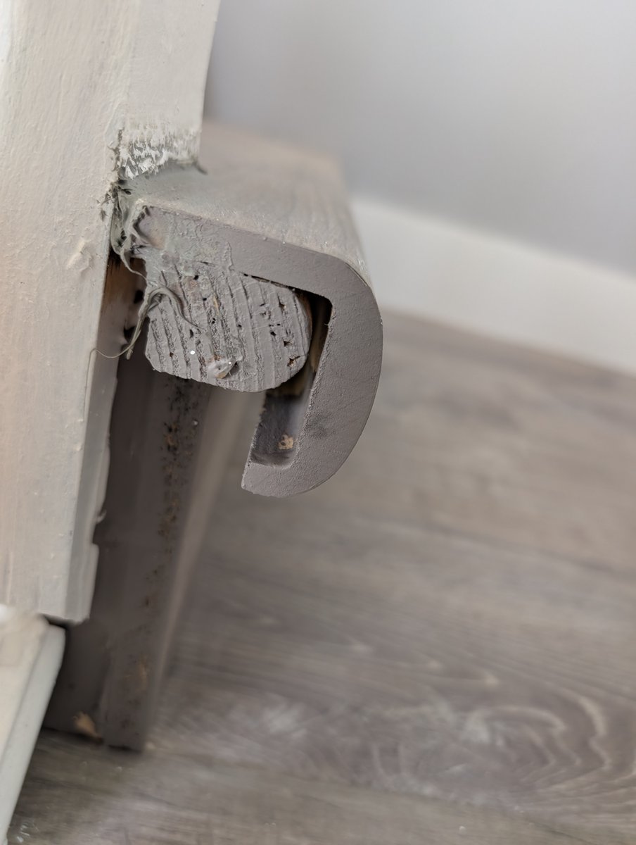 Foreclosure flip

Arg. Contractor bought the wrong size stair caps 

What would you do?