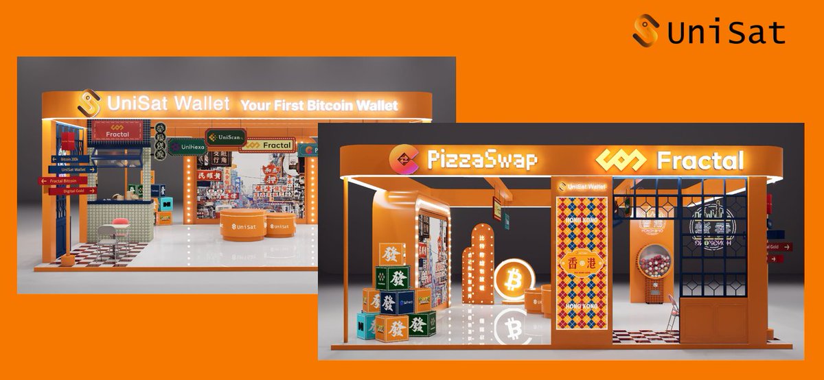 unisat_wallet's tweet image. 🎉 Fractal builders coming together for our booth at #BitcoinAsia: @fractal_bitcoin @SatWorld_io @safnect @detrading @Fractal_TLB

@MoonCats__ @wangcai_fractal communities joining with exclusive merch too! ✨

Who’s coming? 👀