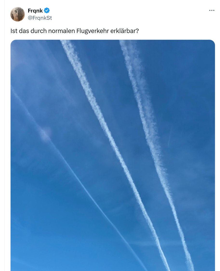 Unter dem Tweet trifft sich wieder die Elite. Ich verlinke ihn nicht da ich auf sinnlose Diskussionen mit Chemies keine Lust habe. Aber wer sich genötigt fühlt, macht einfach. Hab ich wenigstens was zum lachen.