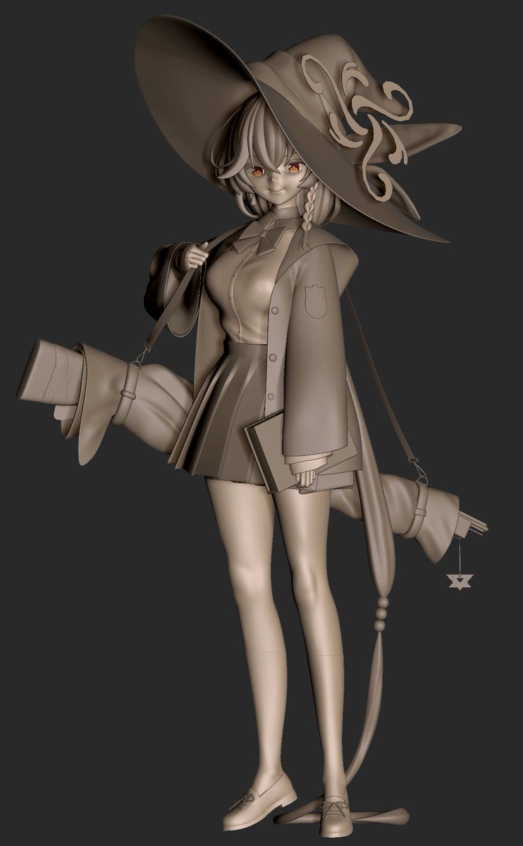 エリ/Eri

#白尾エリ #ブルアカ #BlueArchive #zbrush #b3d