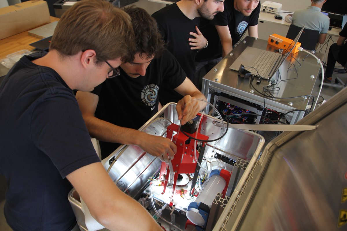 smart_vision's tweet photo. SVL is proud to support the MVIPER student team from the Technical University of Munich as they prepare their Magnetohydrodynamic Vortex Inducing Photobioreactor for a parabolic flight campaign with the European Space Agency Academy Experiments program.

🚀⭐ https://t.co/lIdzzkzSqC