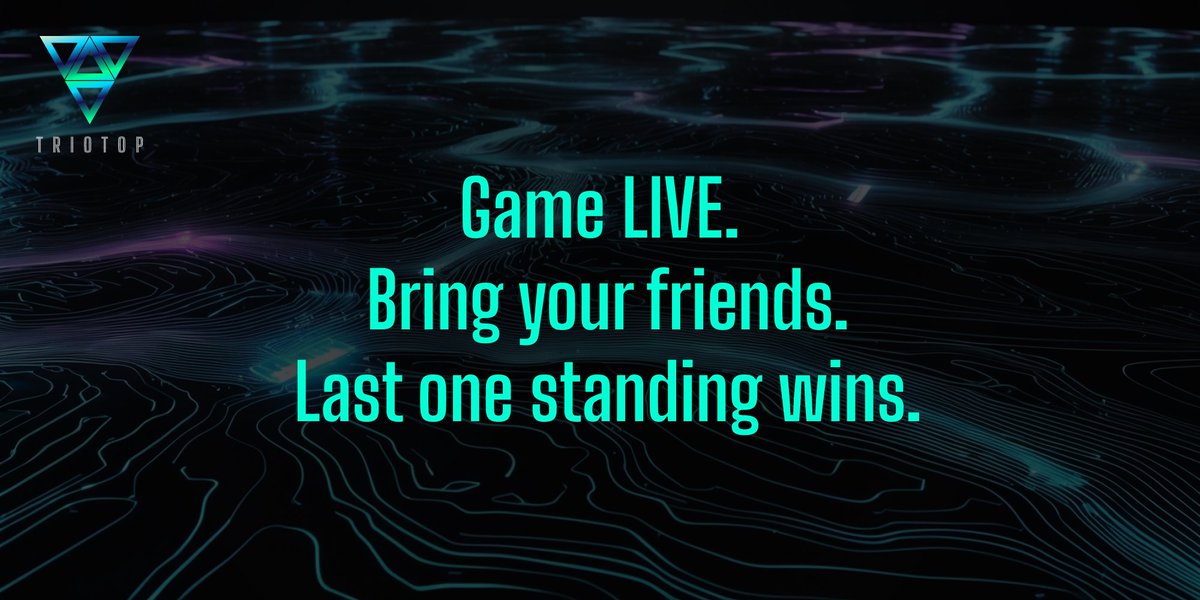triotopgame's tweet photo. New Game Round Starts NOW!

The timer is ticking - jump in before it’s too late.

Referrals are active: bring your friends &amp; climb together.

Play here: https://t.co/G1329RvZST https://t.co/2ZFDVesqEW