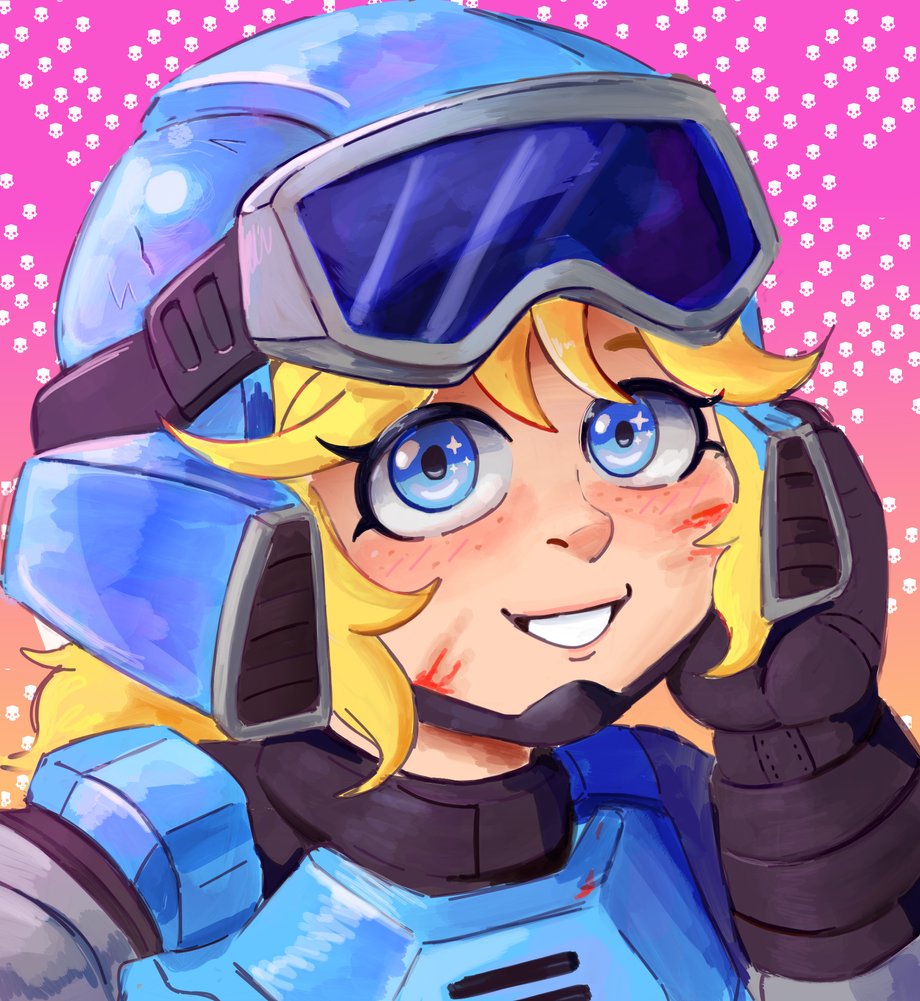 Agora que Helldivers ficou em alta novamente,  sabiam que eu já fiz desenhos haver com eles? 👉👈