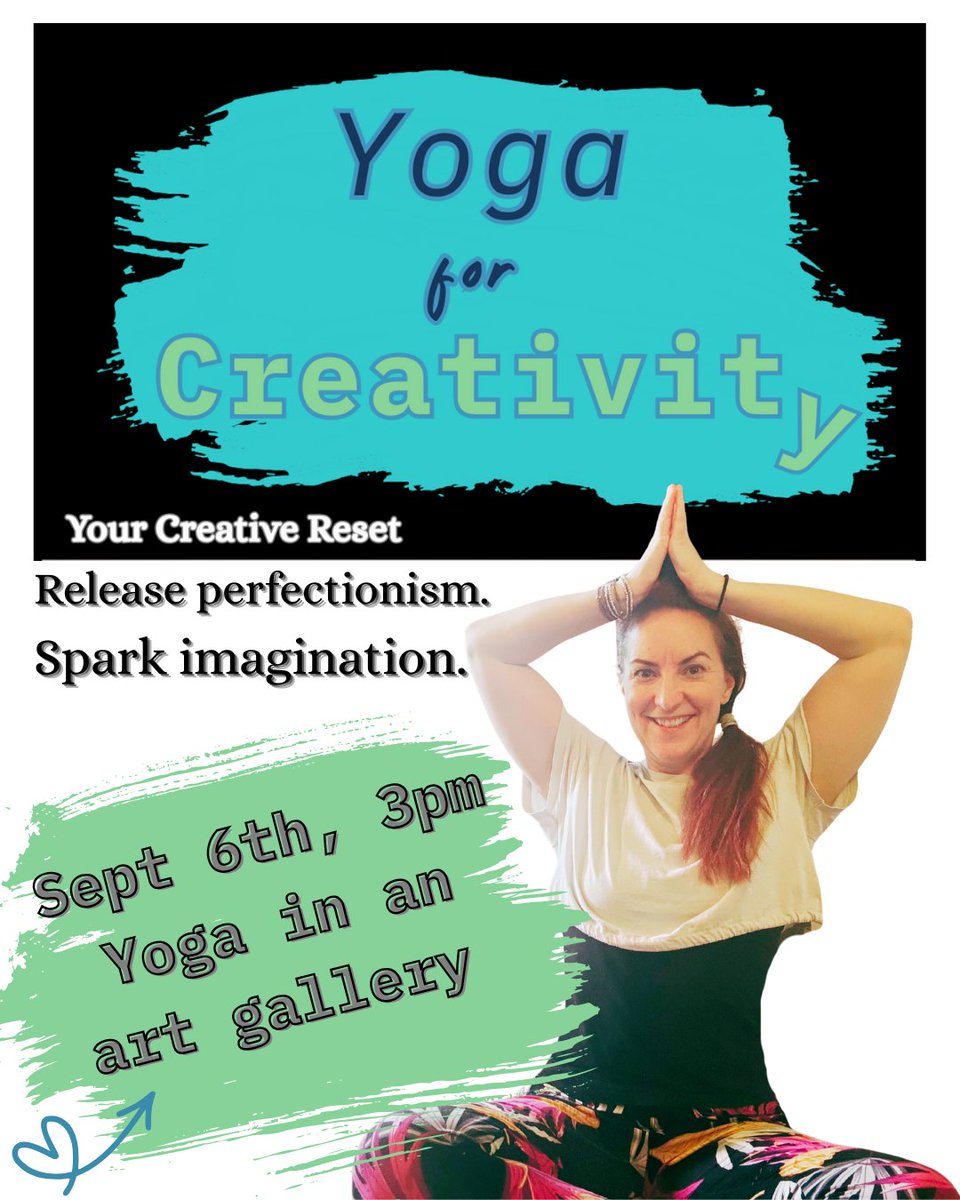 Shadowpathic's tweet image. Promo Code Tuesdays - mailchi.mp/74ac91314d18/p… for Yoga for Creativity at The Varley Art Gallery
