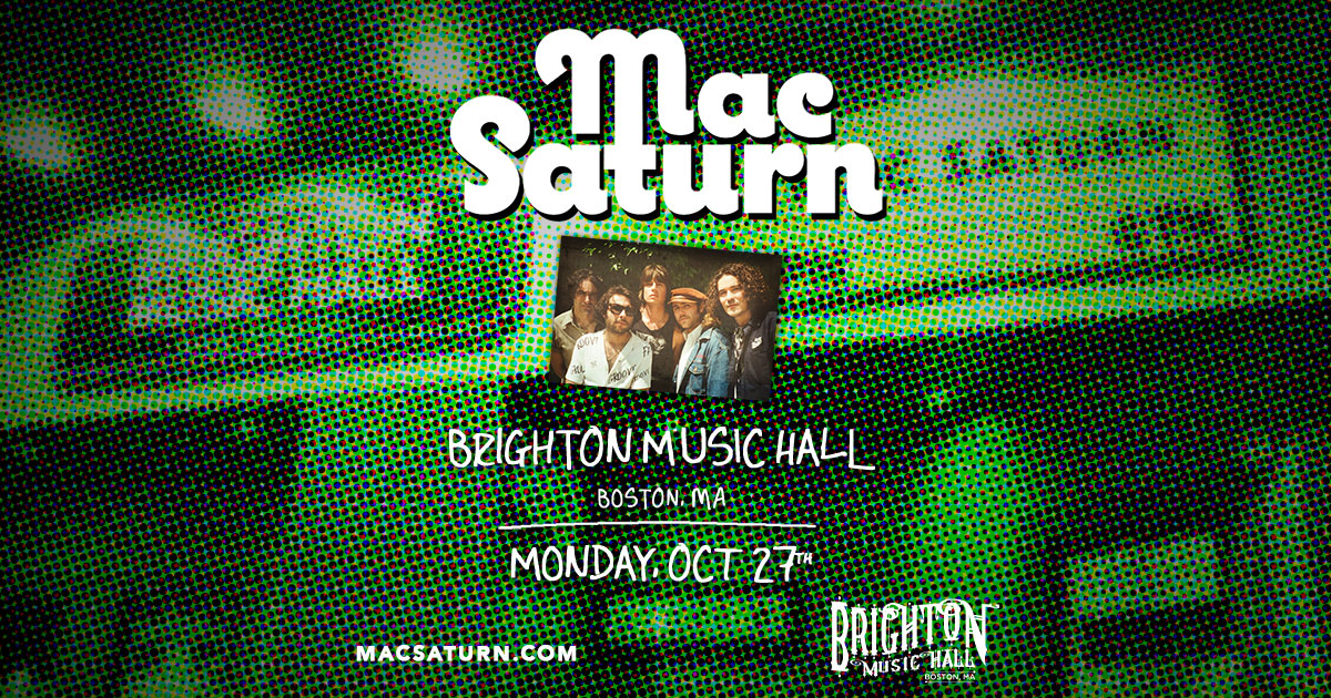 Brighton Music Hall presented by Citizens (@brighton_music) on Twitter photo JUST ANNOUNCED! 🪐 <a href="/MacSaturn/">Mac Saturn</a> hits Boston on October 27th!
🎟 On Sale TODAY @ 12pm! 🎫: bit.ly/3Jwcvmq JUST ANNOUNCED! 🪐 <a href="/MacSaturn/">Mac Saturn</a> hits Boston on October 27th!
🎟 On Sale TODAY @ 12pm! 🎫: bit.ly/3Jwcvmq