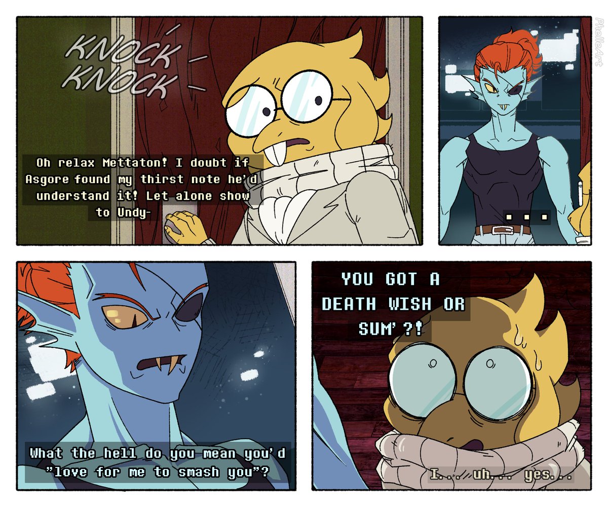 Undyne doesn't understand flirting

#UNDERTALE #DELTARUNE