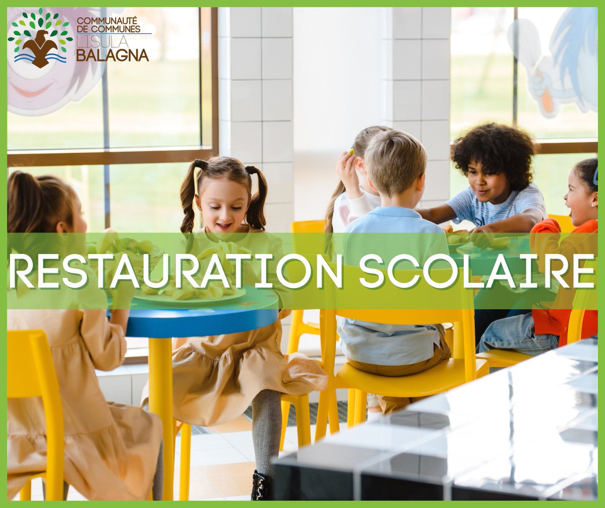 𝗥𝗲𝘀𝘁𝗮𝘂𝗿𝗮𝘁𝗶𝗼𝗻 𝘀𝗰𝗼𝗹𝗮𝗶𝗿𝗲
La cantine scolaire reprendra à partir du mardi 2 septembre 🍽️

Plus d’infos 👉 urls.fr/34lr_j
